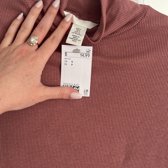 Ribbed turtleneck long sleeve - Picture 4 of 4